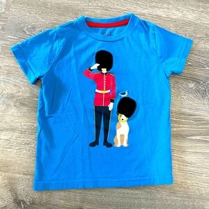 Mini Boden British t-shirt, Sz 3-4 years